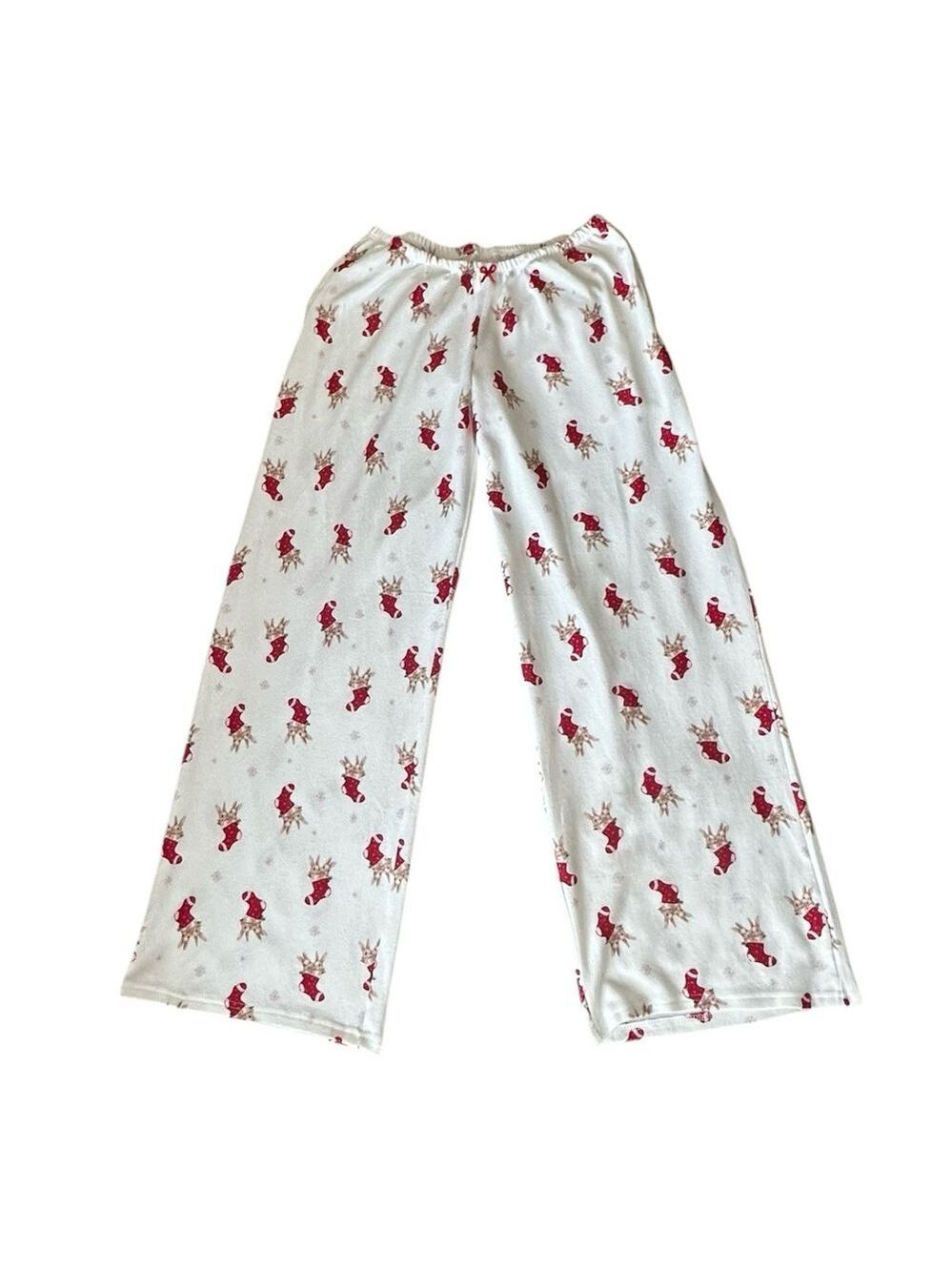 Hollister Super Soft Lightweight Juniors Christmas Bunny Pajama Pants Medium - Picture 6 of 9